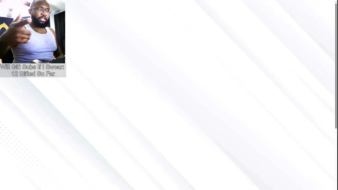 Man Has an Exsistensial Crisis While Talking to an Image of a White Background for 10 Minutes