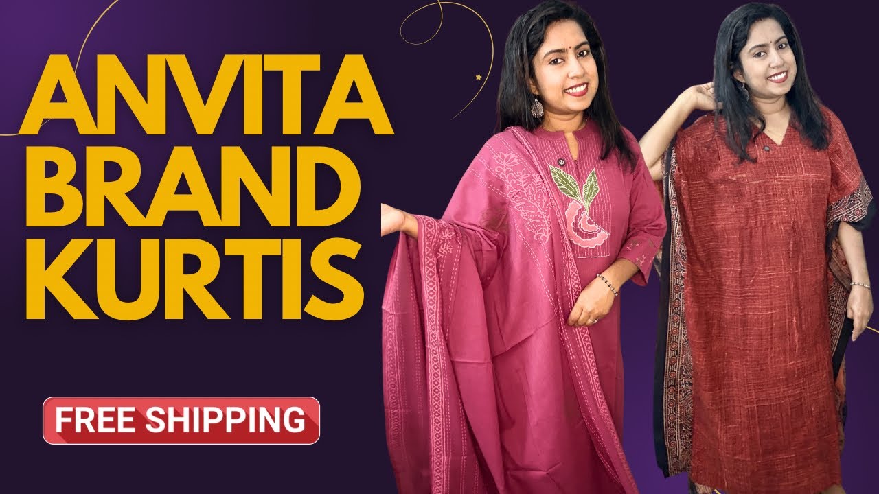 Anvita Brand Kurtis | Women's Fashion 2026 | Free Shipping | Likhi's Fashion Haven