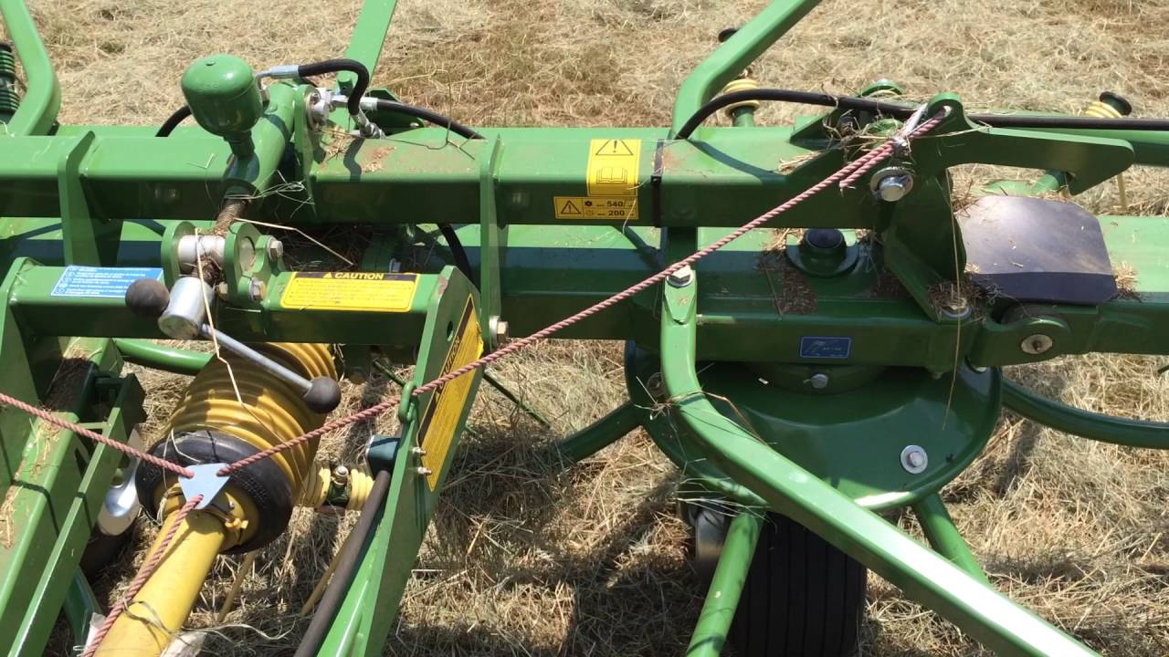 Krone KW 5.52 T Tedder Overview (Drawbar four basket)