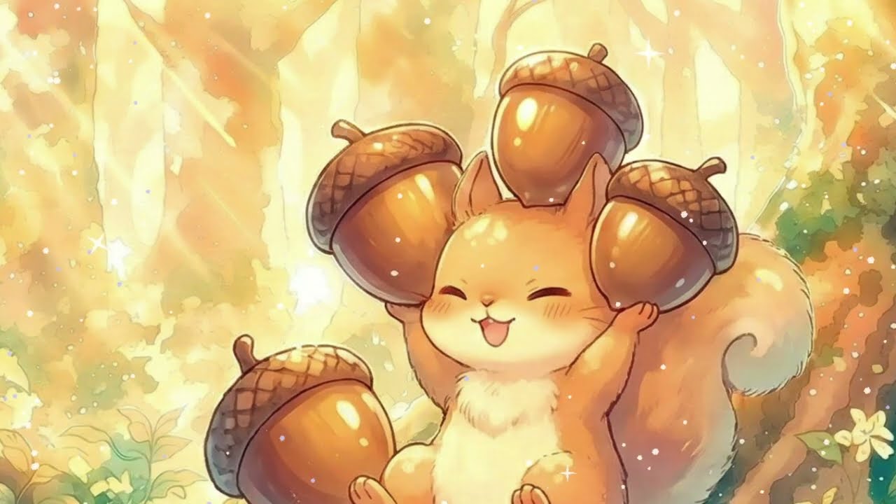【2時間 作業用BGM】ニコリン どんぐりの休日 - ピアノ・オルゴールBGM｜Sunlit Notes