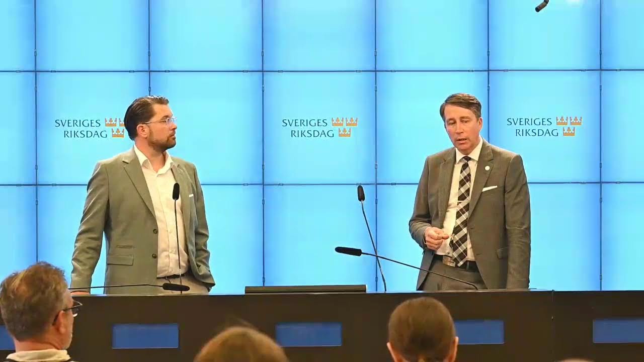 LIVE: Presstr&auml;ff med Jimmie &Aring;kesson och Richard Jomshof