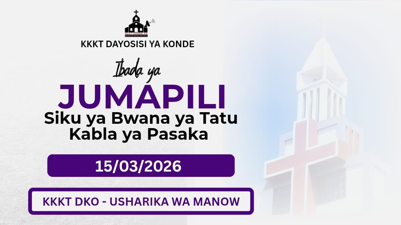 LIVE: IBADA YA JUMAPILI TOKA KKKT DKO USHARIKA WA MANOW  JIMBO LA KATI - 15 MACHI, 2026