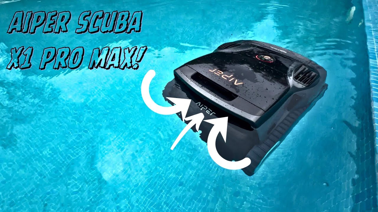 The all in one, powerful pool cleaner #Aiper Scuba X1 Pro Max
