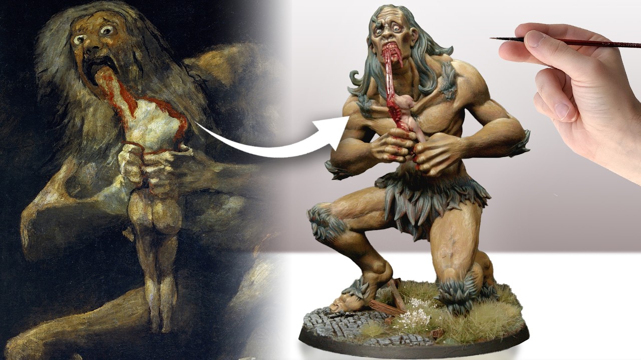 We turned Horrifying Art into Custom Miniatures...