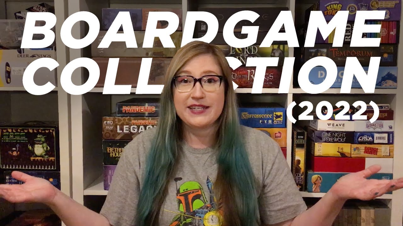 My BOARD GAME COLLECTION (2022) | Updated Board Game Shelf Tour