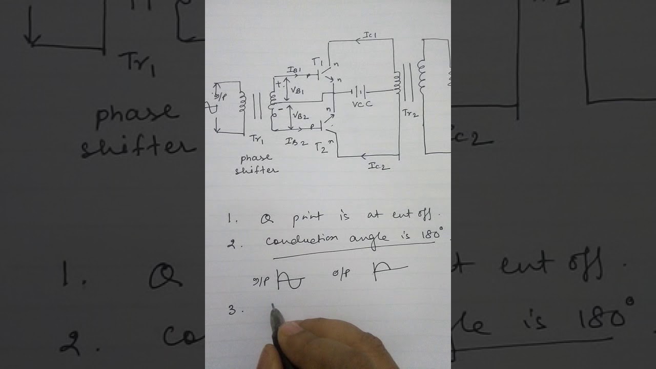class B push pull amplifier