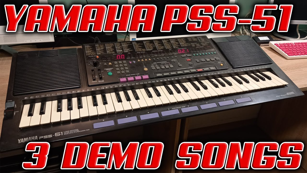 Yamaha PSS 51 3 demo songs