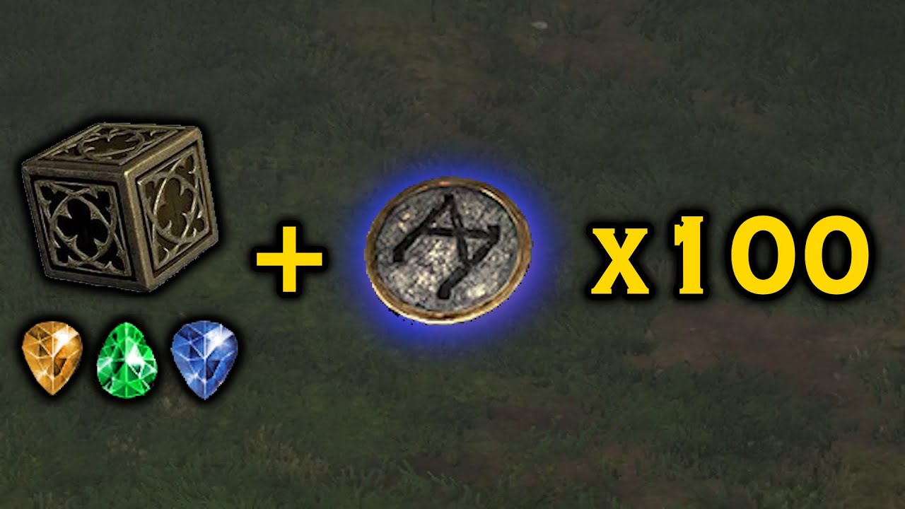 Rerolling 100 Small Charms To Find a GG!