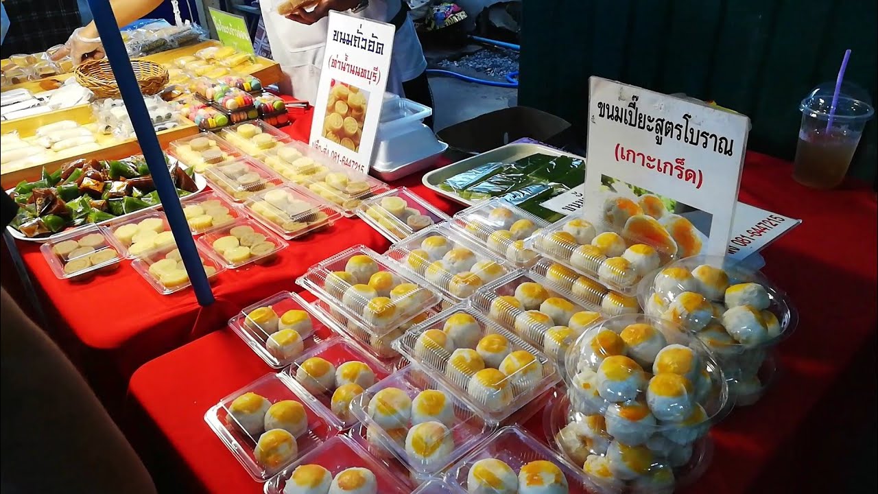 Thai Market in Rajavithi Hospital l Bangkok Street Food #tkfoodsociety