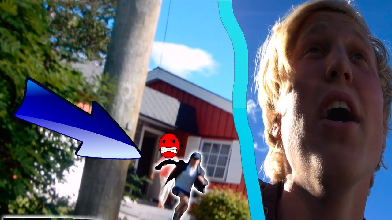 RING PÅ SPRING DEL 4! **NESTEN FIGHT** (3 skritt, ghillie suit, under trappa, 3 på rad)