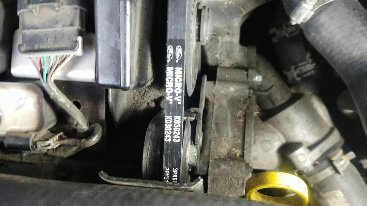 99-05 Caddilac Deville Northstar water pump belt change