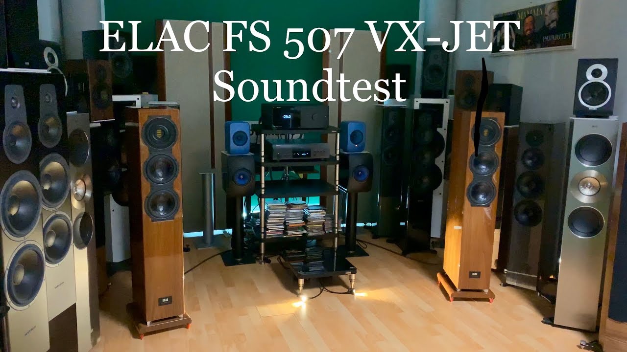 ELAC FS 507 VX-JET playing Marvin Gaye!