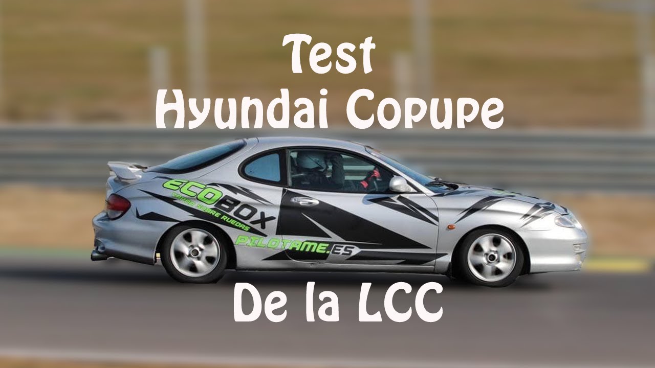 Probamos en Circuito Un Hyundai Coupe 2.0 de la LCC
