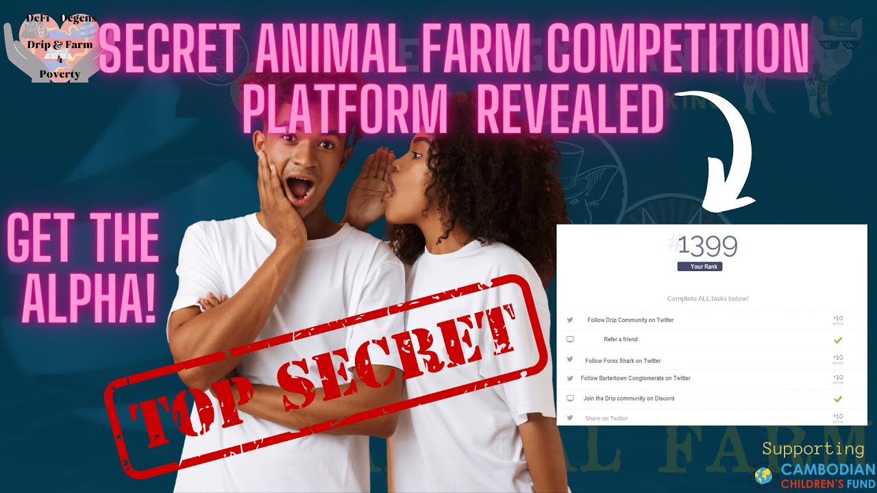 Drip Network Animal Farm secret competition platform