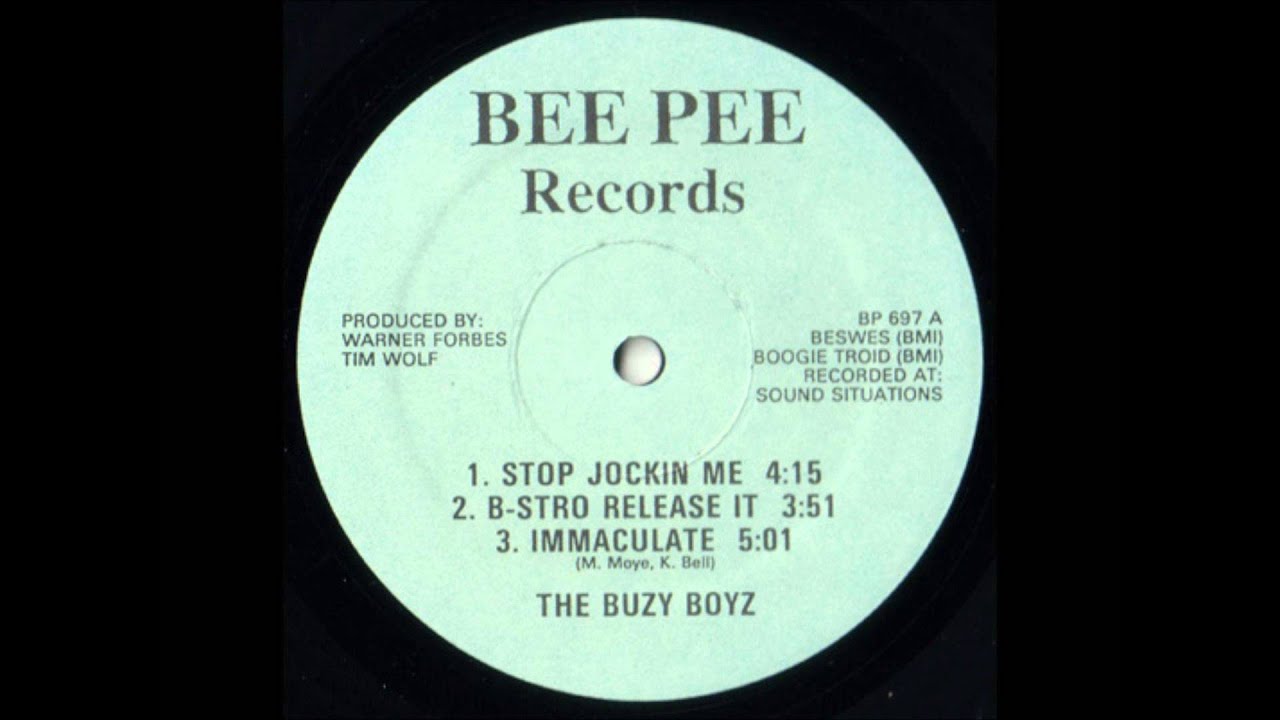 The Buzy Boyz - Stop Jockin Me (1986 Bee Pee Records)
