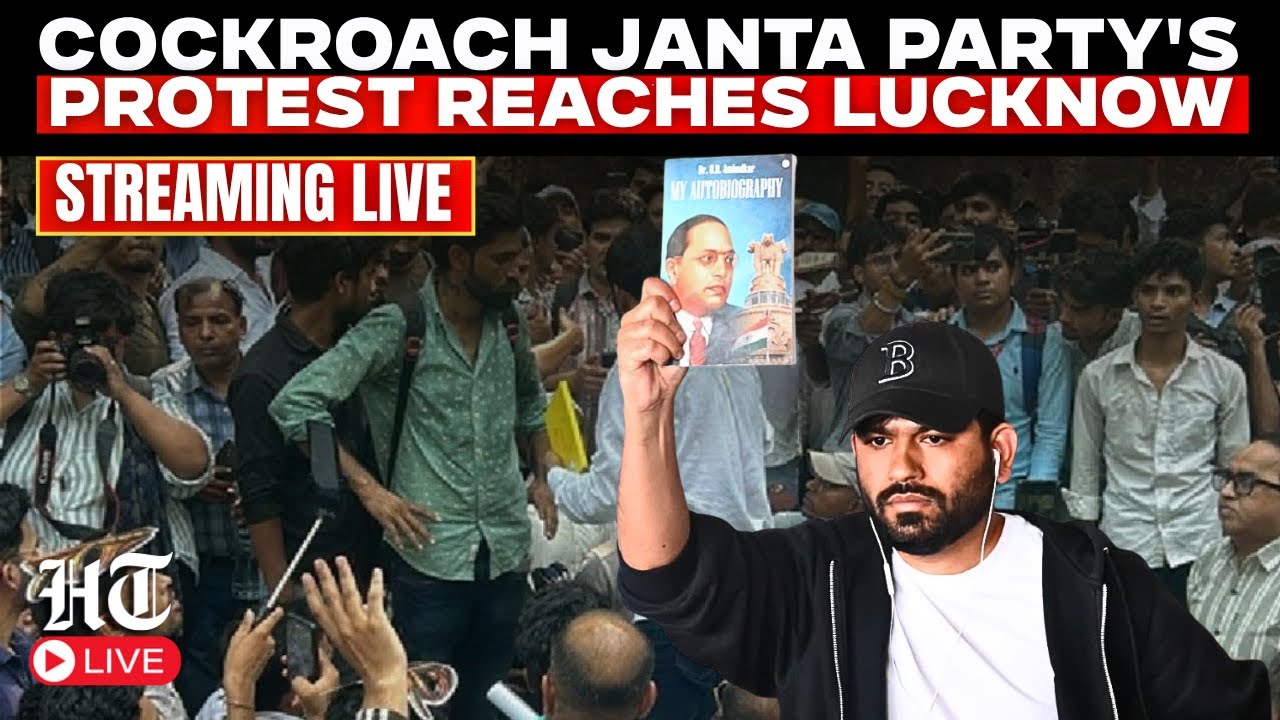 CJP Protests LIVE: LIVE: Cockroach Janta Party Protests In Lucknow, Demands Pradhan's Resignation