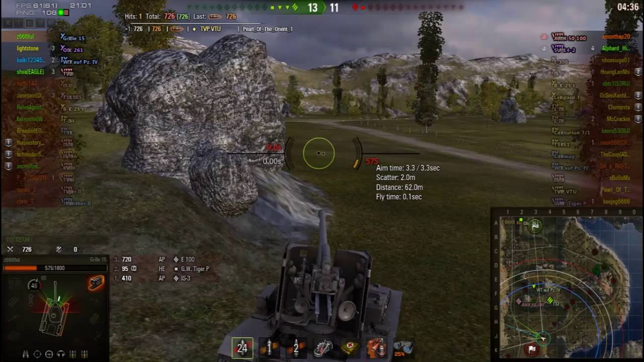 Most Accurate Gun in World of Tank they said.