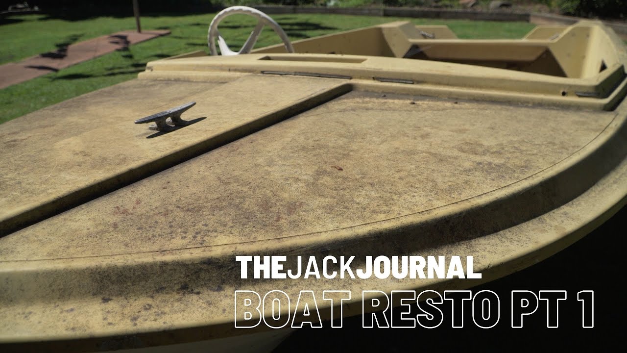 FREE BOAT! Fibreglass Runabout Restoration Episode 1