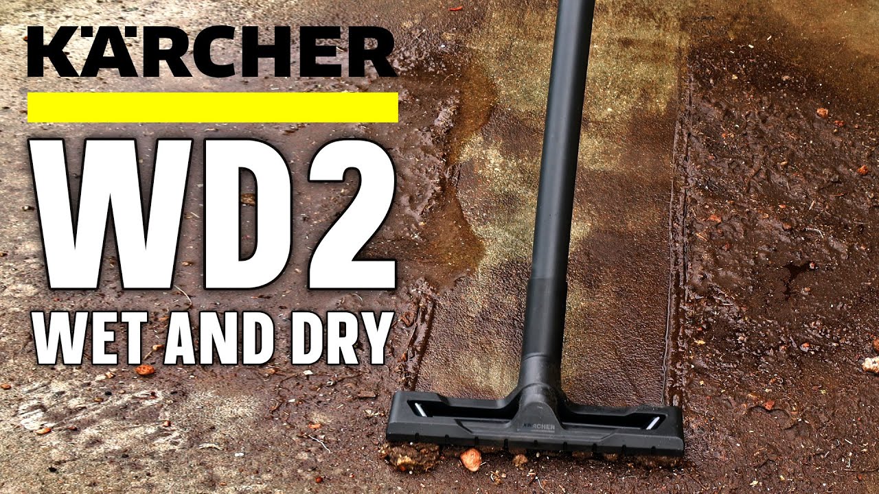 Karcher WD2 Wet and Dry Vacuum Cleaner Unboxing & Testing - 1.629 - 764.0