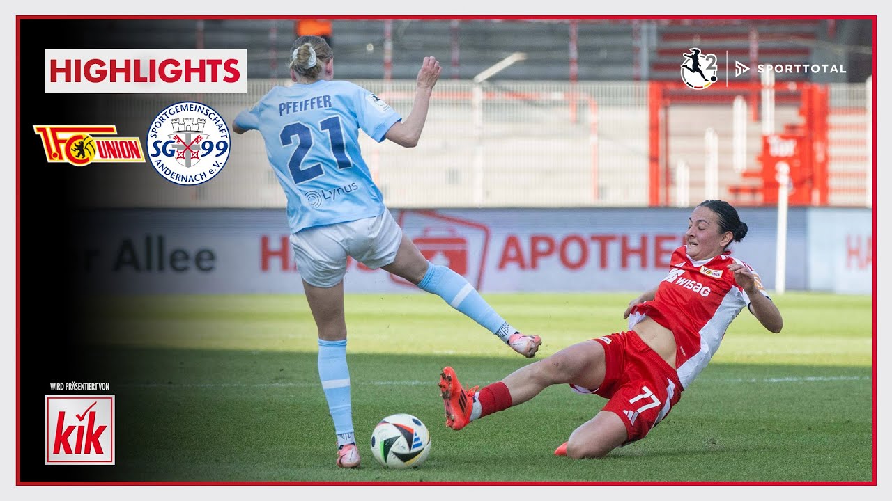 Schießen sich Eiserne Ladies an die Tabellenspitze? | 1. FC Union Berlin - SG 99 Andernach | 2. FBL
