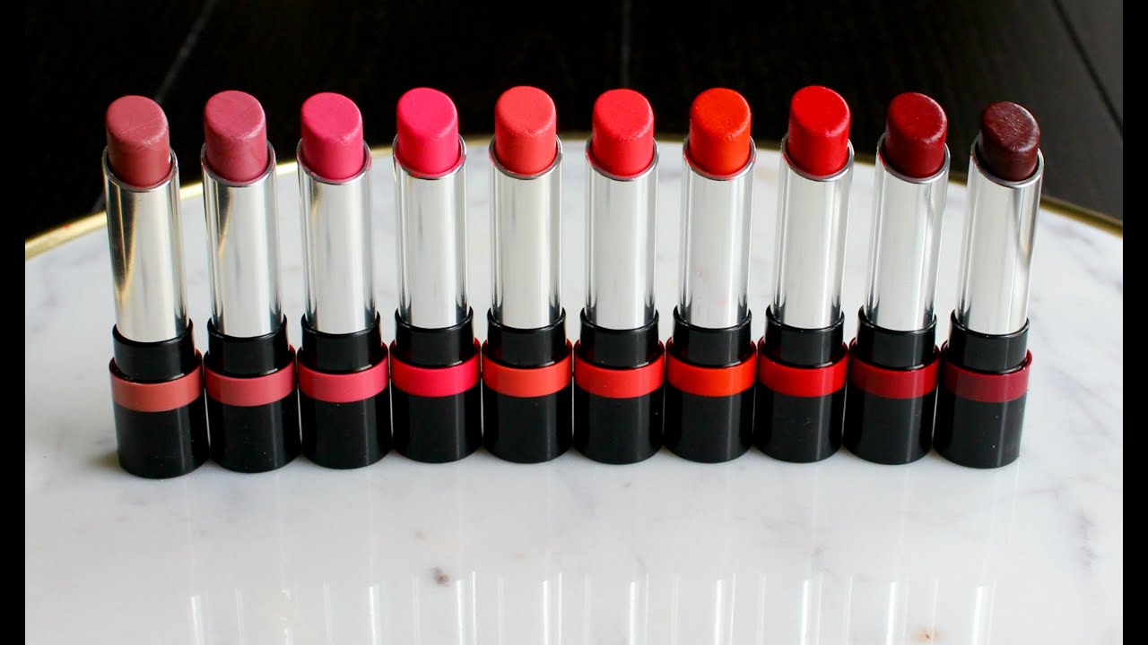 RIMMEL THE ONLY 1 LIPSTICK SWATCHES & REVIEW!