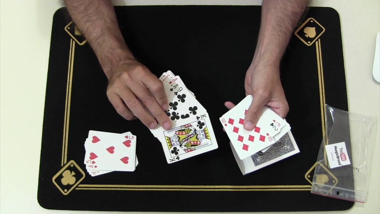 Truco de magia - Baraja invisible.