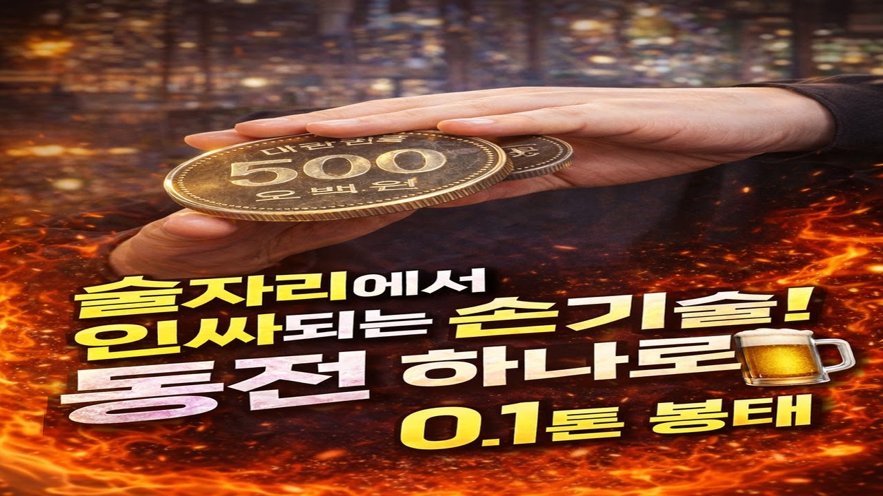 술자리에서 인기남 되는 동전 마술(봉태)
