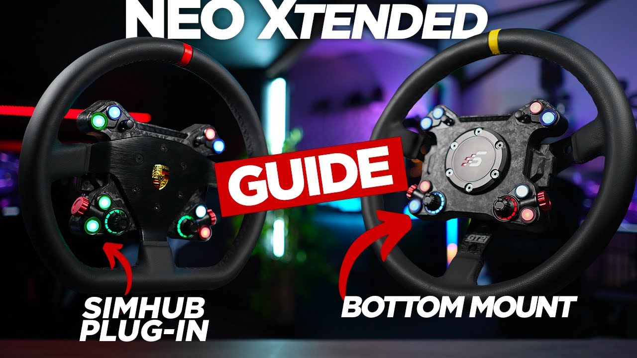 Volant Simagic NEO-X 350W DIY + guide Simhub & plug-in ATSR