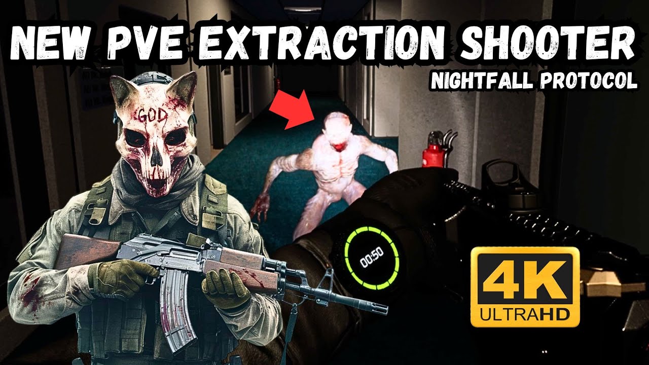 A BRAND NEW PVE extraction shooter with monsters... NIGHTFALL PROTOCOL DEMO