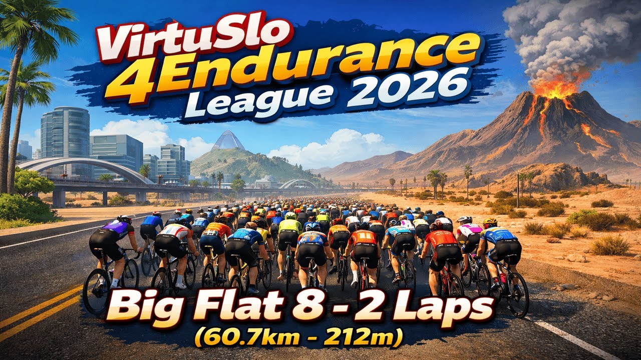 VirtuSlo 4Endurance GELS League 2026 - Pen B / Stage 1 - Zone 1 / Big Flat 8 (60.7km - 212m)