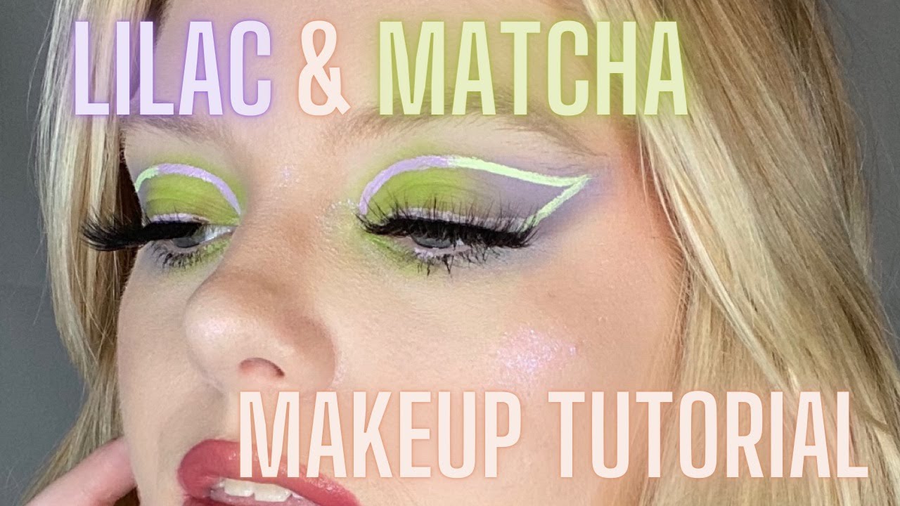 LILAC AND MATCHA MAKEUP TUTORIAL | looksbylottie