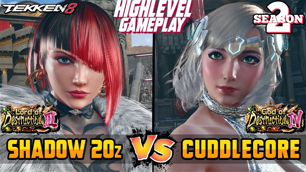 Tekken 8 – SHADOW 20z (#1 Ranked ANNA) vs CUDDLE CORE (#1 Ranked ALISA) – T8 High Level Gameplay!
