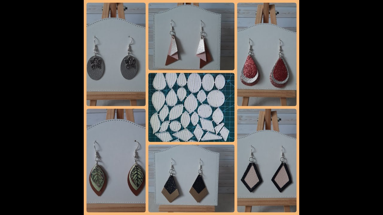 Tuto Boucles d'oreille die Kokorosastudio + faux cuir