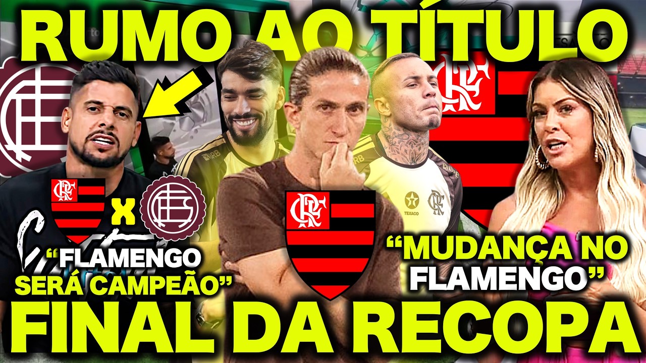 FINAL da RECOPA! CICINHO e RENATA FAN deram o PAPO! “SE o FLAMENGO JOGAR o que SABE SERÁ CAMPEÃO”