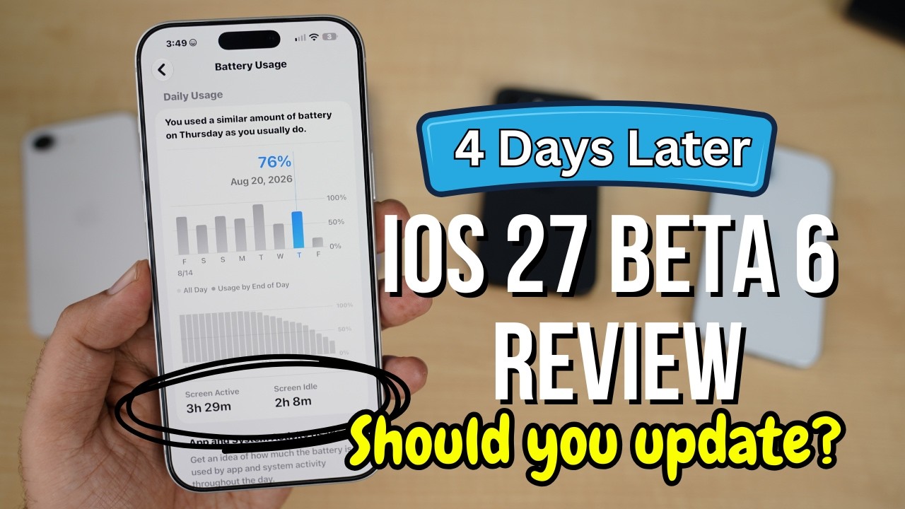 iOS 27 Beta 6 Review 4 Days Later | Should you update to iOS 27 Beta 6?
