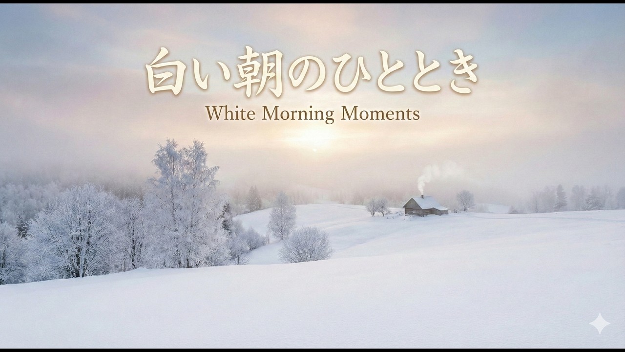 ❄️ 白い朝のひととき – White Morning Moments ❄️