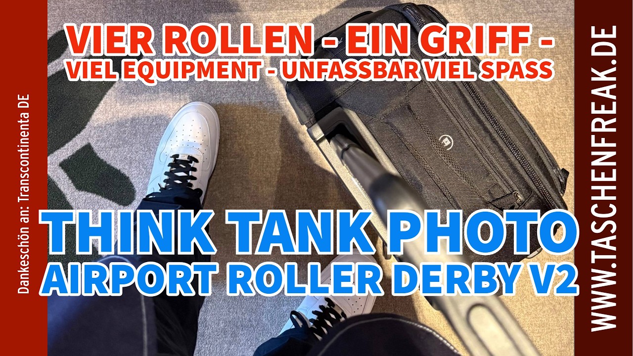 🎒 Think Tank Photo Airport Roller Derby V2 – Praxistest auf echtem Eventeinsatz