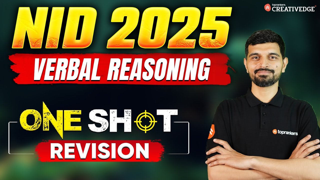 Verbal Reasoning - One Shot Revision ✍🏻| NID 2025 Preparation 🎯| One Shot Revision for NID 2025