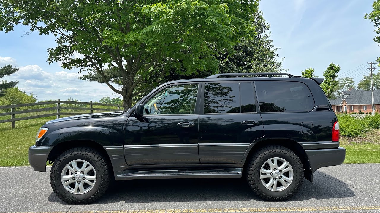 2005 Lexus LX470 height control delete with Land Cruiser Suspensión