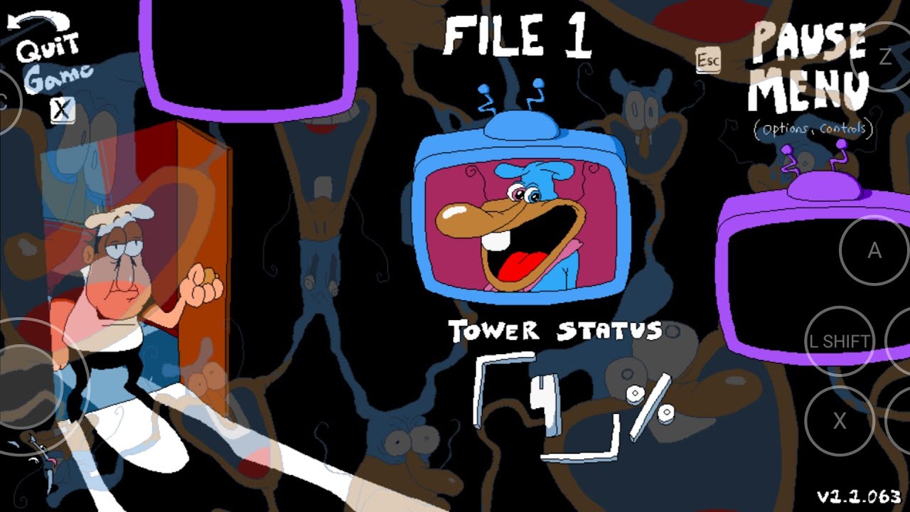 Pizza tower Final Round: Winlator Android gameplay 
