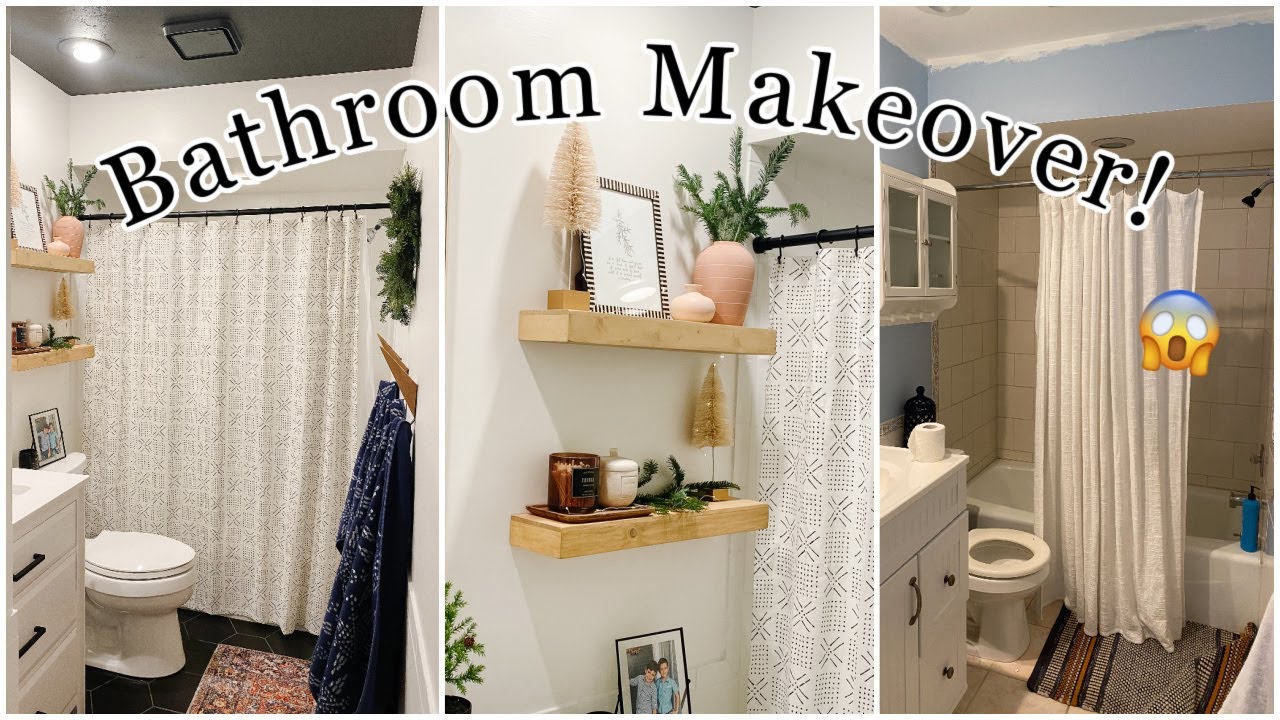 EXTREME SMALL BATHROOM MAKEOVER ! | MAJOR BATHROOM REMODEL | Beyond Paint