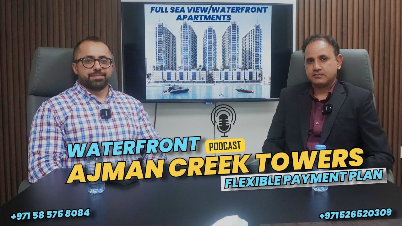 Ajman Creek Towers is Ajman’s only waterfront project currently on the market!