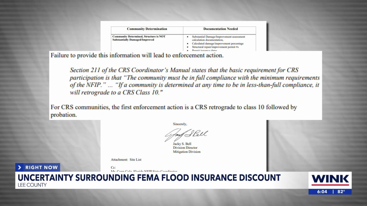 Who's to blame for FEMA pulling your 25% flood insurance discount?