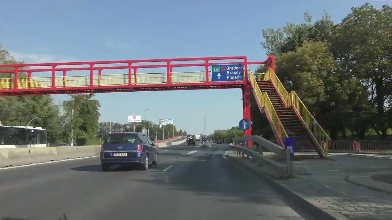 🚗Oraș Otopeni - Aeroportul Internațional Henri Coandă - Aeroportul Băneasa🚗09.2020🚗 4K