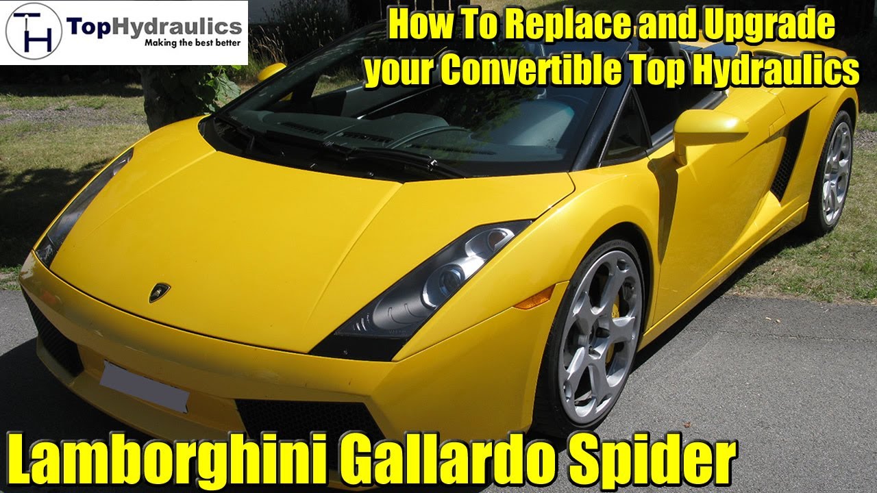 Lamborghini Gallardo Convertible Hydraulic System Replacement