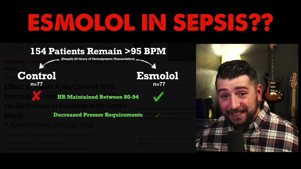 (Paramedic Pharm) Rate Control w/ Esmolol in SEPSIS???