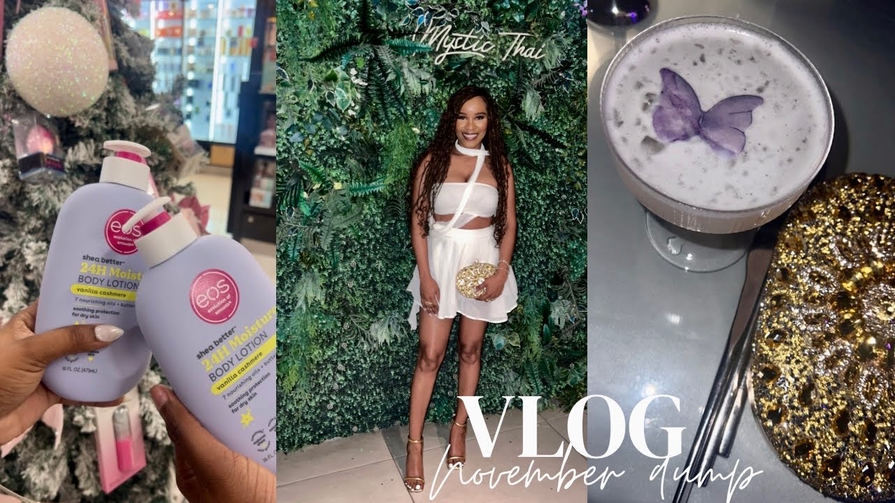 November Recap: Date Night + Gym + Pink Run + Shopping + Car Issues + Wicked:For Good @UniqueYanique