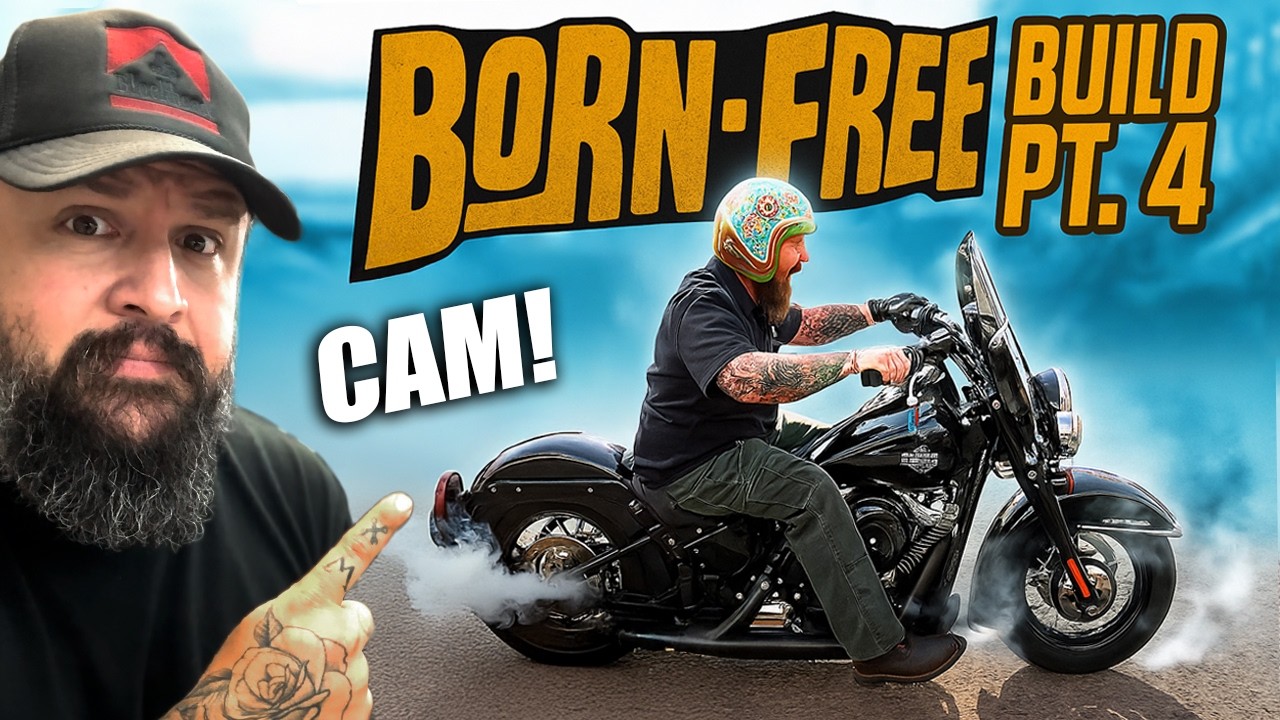 HUGE CAM Swap On My Harley with MOONSHINE!  (Born Free Pt. 4)