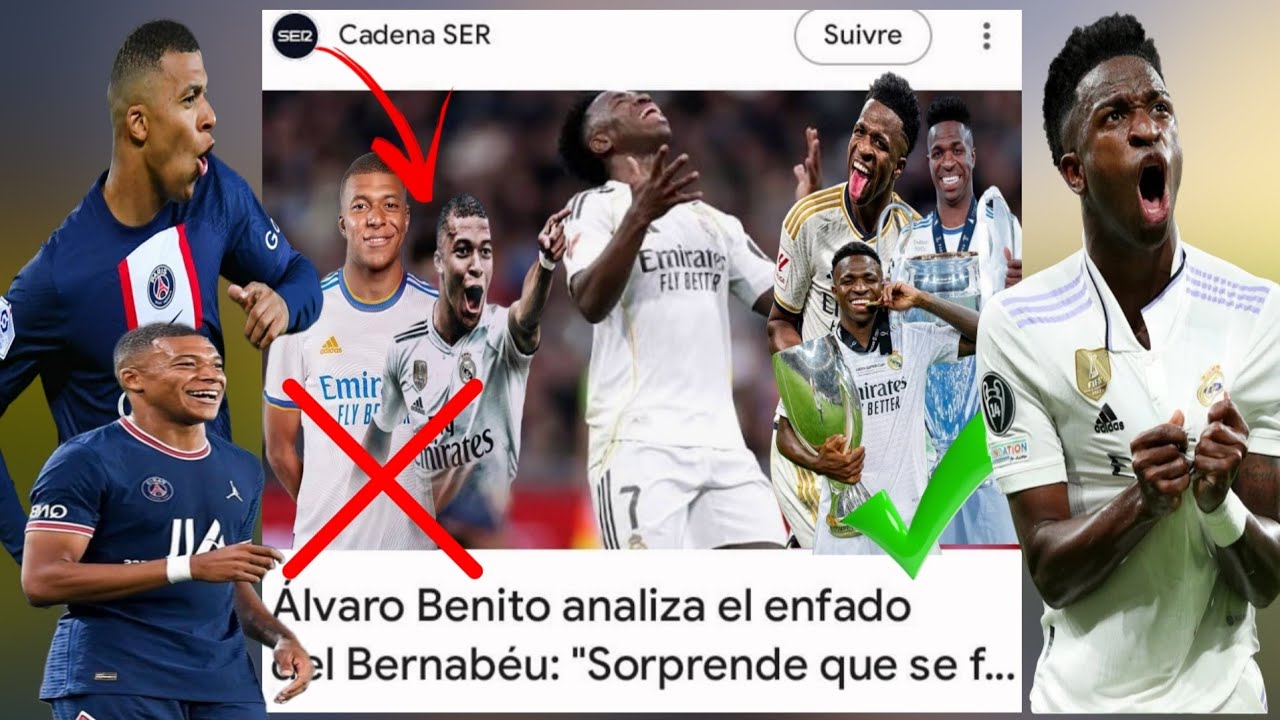 Benito fini avèk mbappè ke seli menm ke mèt ekip la, vinicius jr te fe travay pal la?