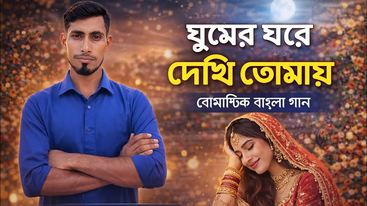 @ঘুমের ঘরে দেখি তোমায় – প্রেমের স্পর্শে ভরা বাংলা গান 🌙💞